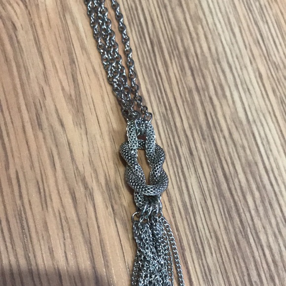 Silver chains necklace - Picture 3 of 3